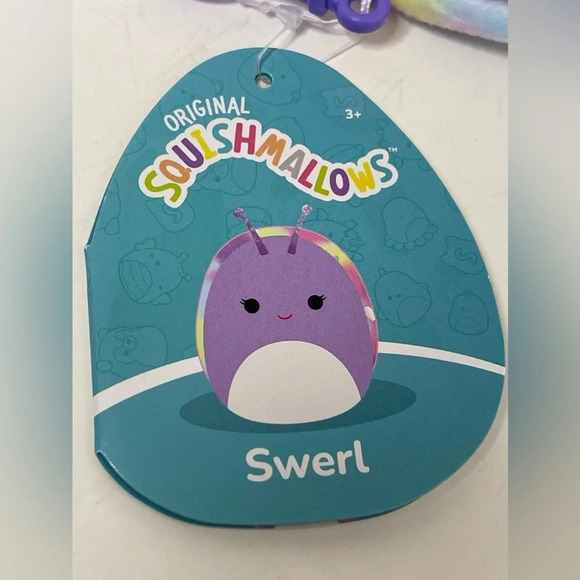 Squishmallow Clip Swerl the Snail New with Tags - Picture 3 of 5